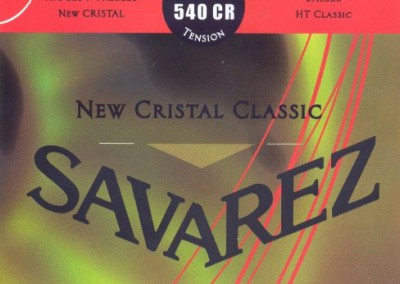 סט מיתרים לקלאסית SAVAREZ CRISTAL 540CR